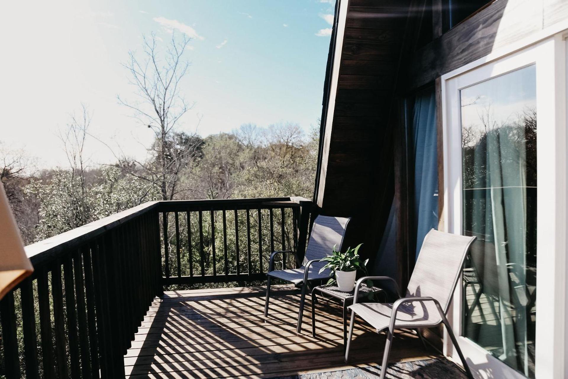 The Maverick: A-Frame W/ Hammock And Tree Top View New Braunfels Ngoại thất bức ảnh