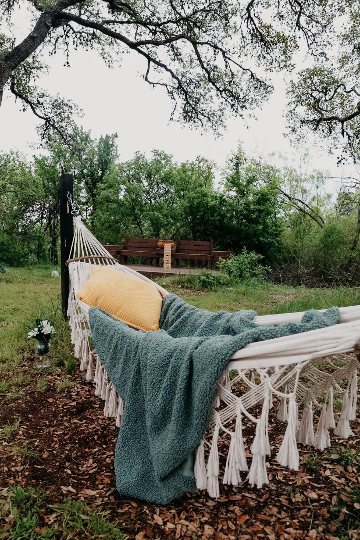 The Maverick: A-Frame W/ Hammock And Tree Top View New Braunfels Ngoại thất bức ảnh