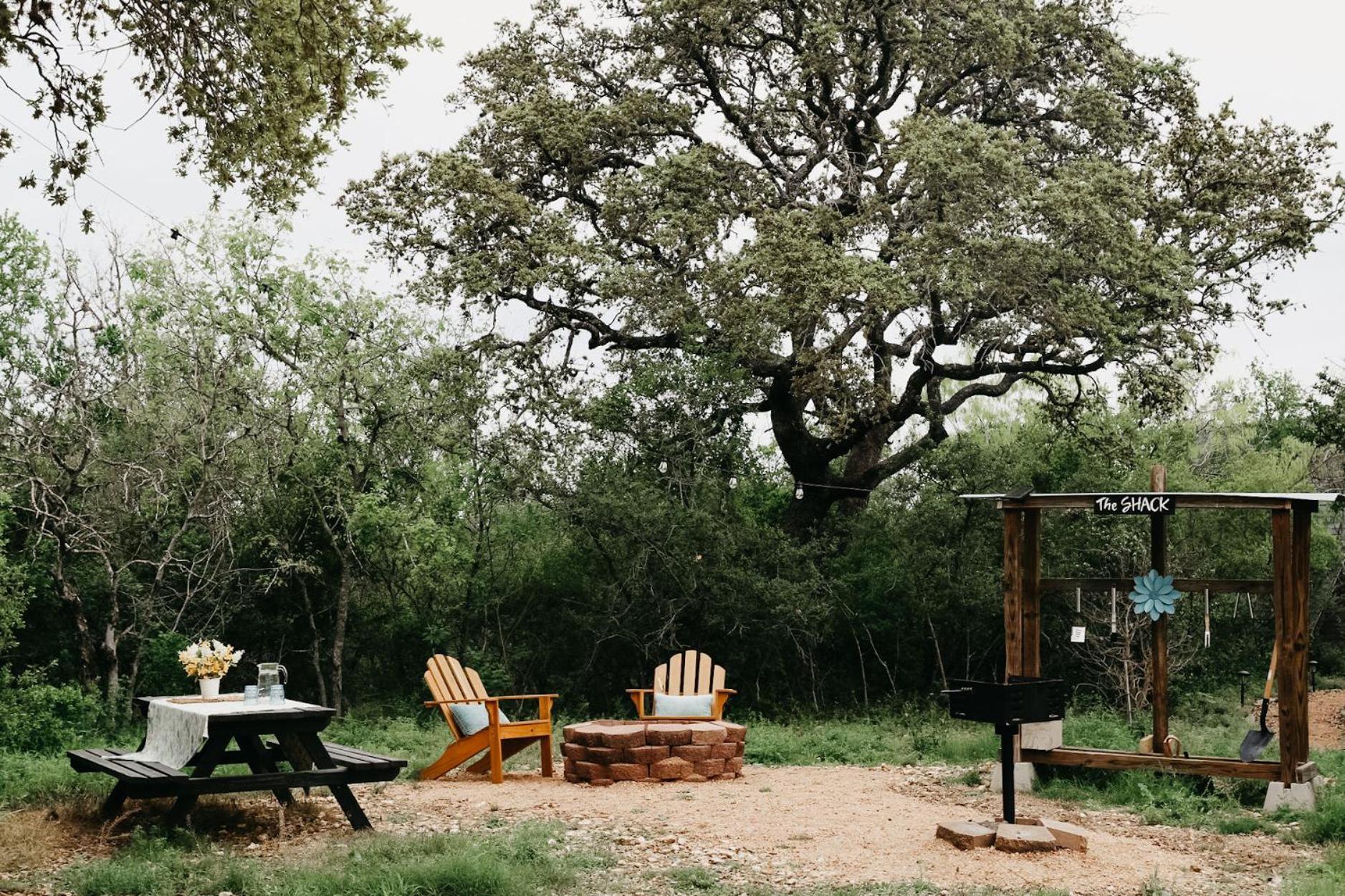 The Maverick: A-Frame W/ Hammock And Tree Top View New Braunfels Ngoại thất bức ảnh